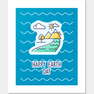 Happy Earth Day 3 Posters and Art